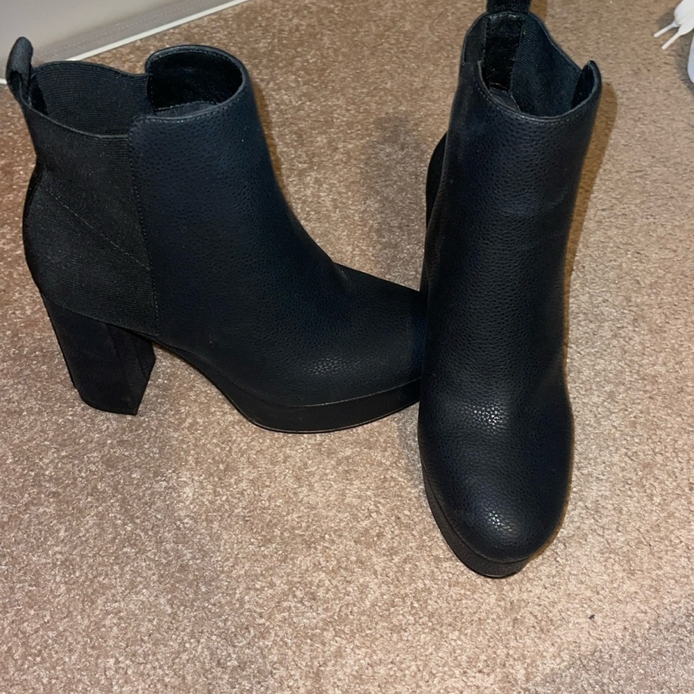 Black Heeled Booties